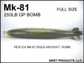 MK-81 - 250LB AIRCRAFT BOMB REPLICA.JPG